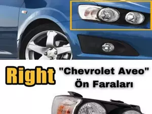 "Chevrolet Aveo 2011" Ön Faraları (Orjinal)
