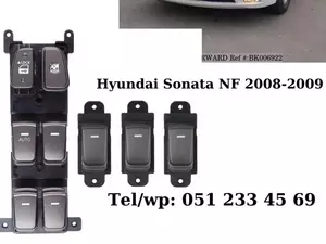 Hyundai Sonata Nf 2008-2009 üçün şüşə qaldıran blo